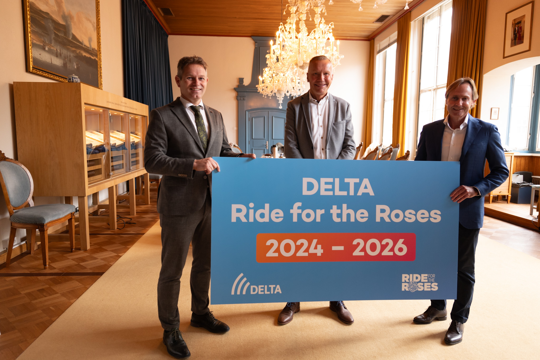 Hoofdsponsor DELTA verlengt contract met Ride for the Roses in Zeeland