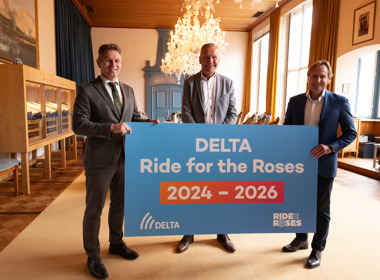 Hoofdsponsor DELTA verlengt contract met Ride for the Roses in Zeeland