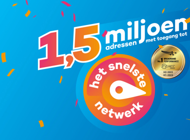 DELTA Fiber bereikt 1,5 miljoen huishoudens met snelste netwerk van Nederland 
