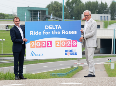 DELTA opnieuw drie jaar hoofdsponsor Ride for the Roses in Zeeland